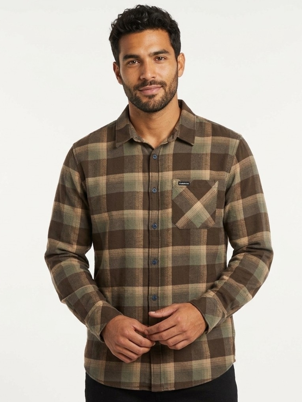 VOLCOM Caden Plaid Flanel Shirt NWT
